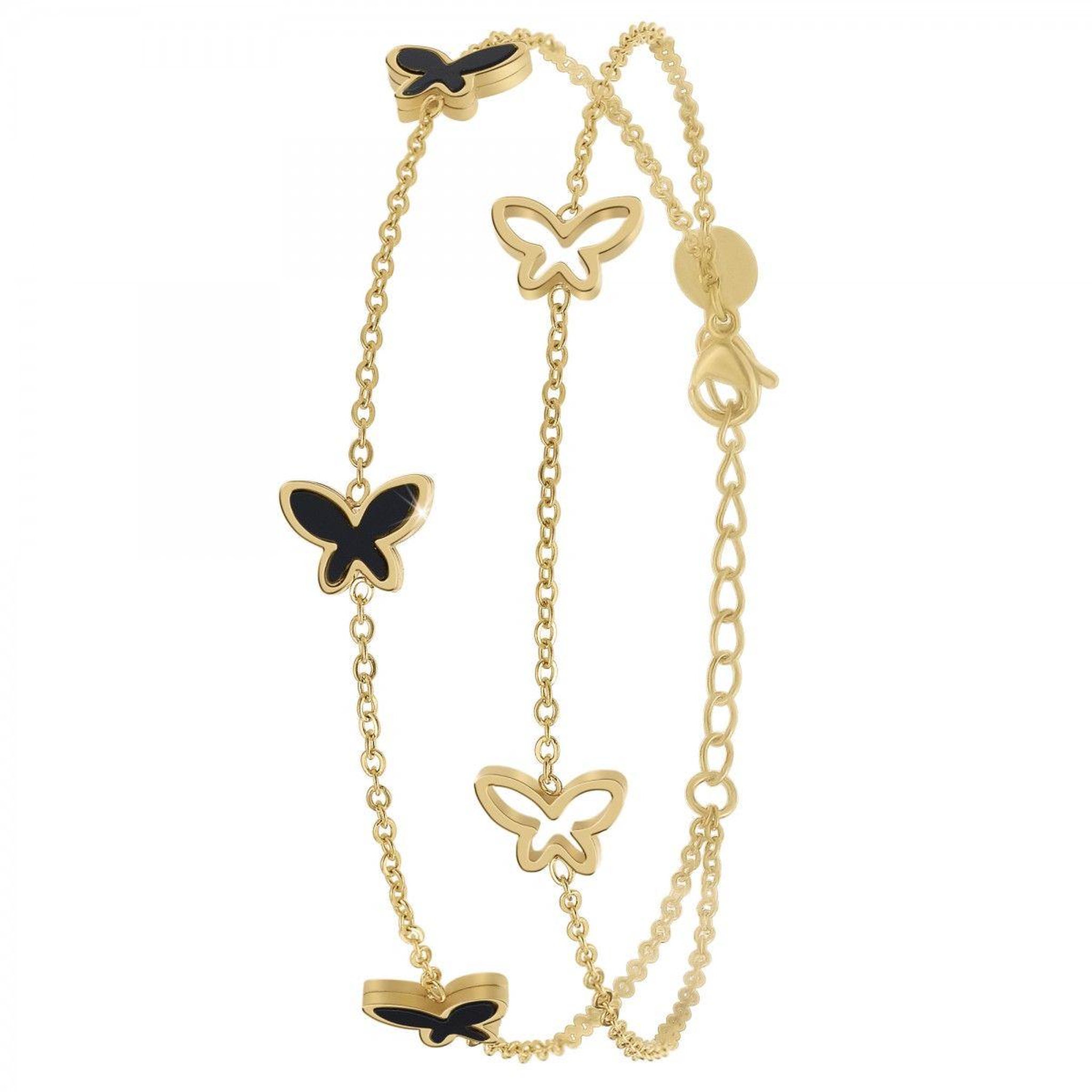 Voir la diapositive 1 : SC BOHEME Bracelet papillons par SC Bohème en acier inoxydable