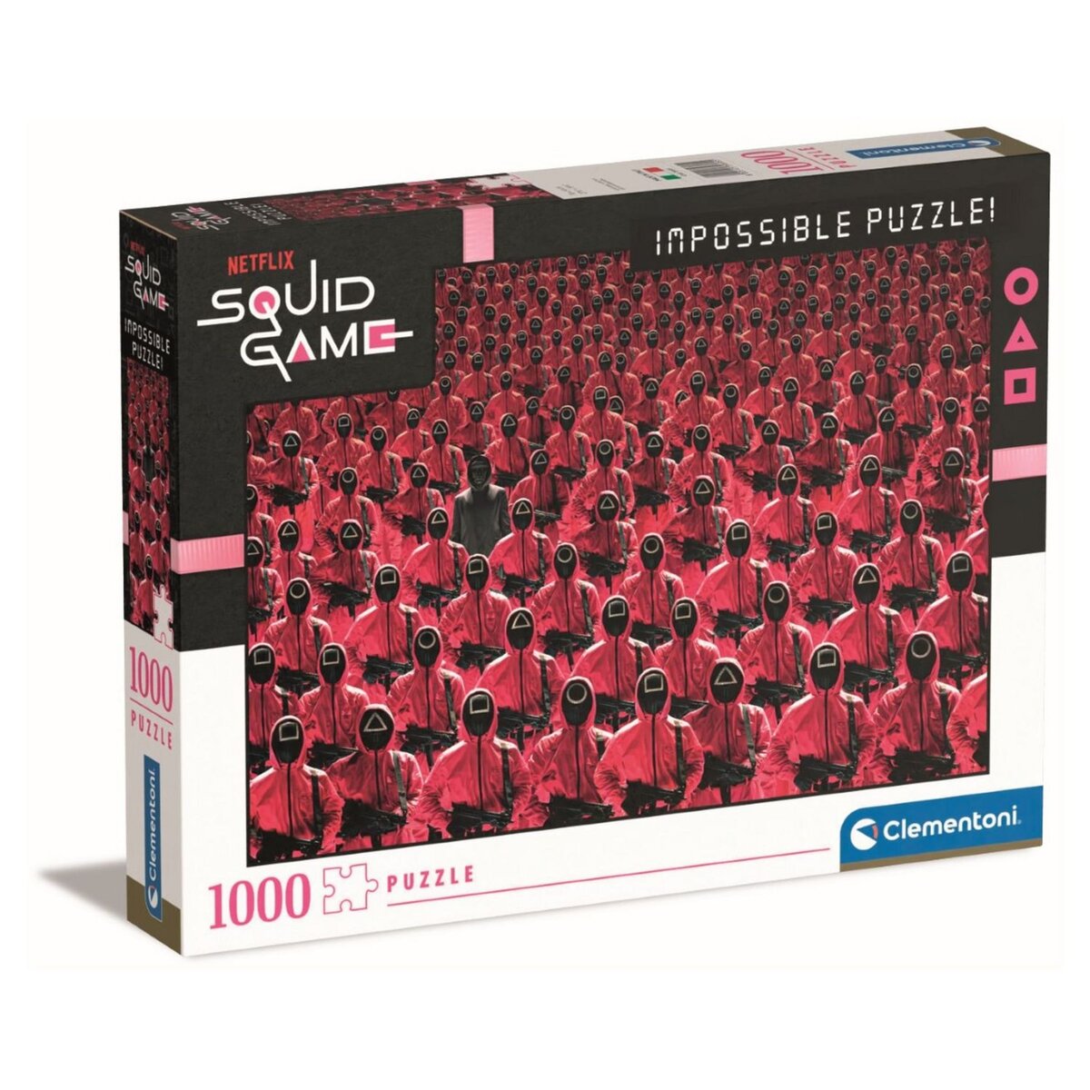 CLEMENTONI Puzzle 1000 pièces Squid Game Impossible pas cher