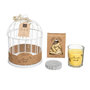 Voir la diapositive 2 : COMPTOIR DE LA BOUGIE Coffret de Fragrances  Cage  20cm Citronnelle