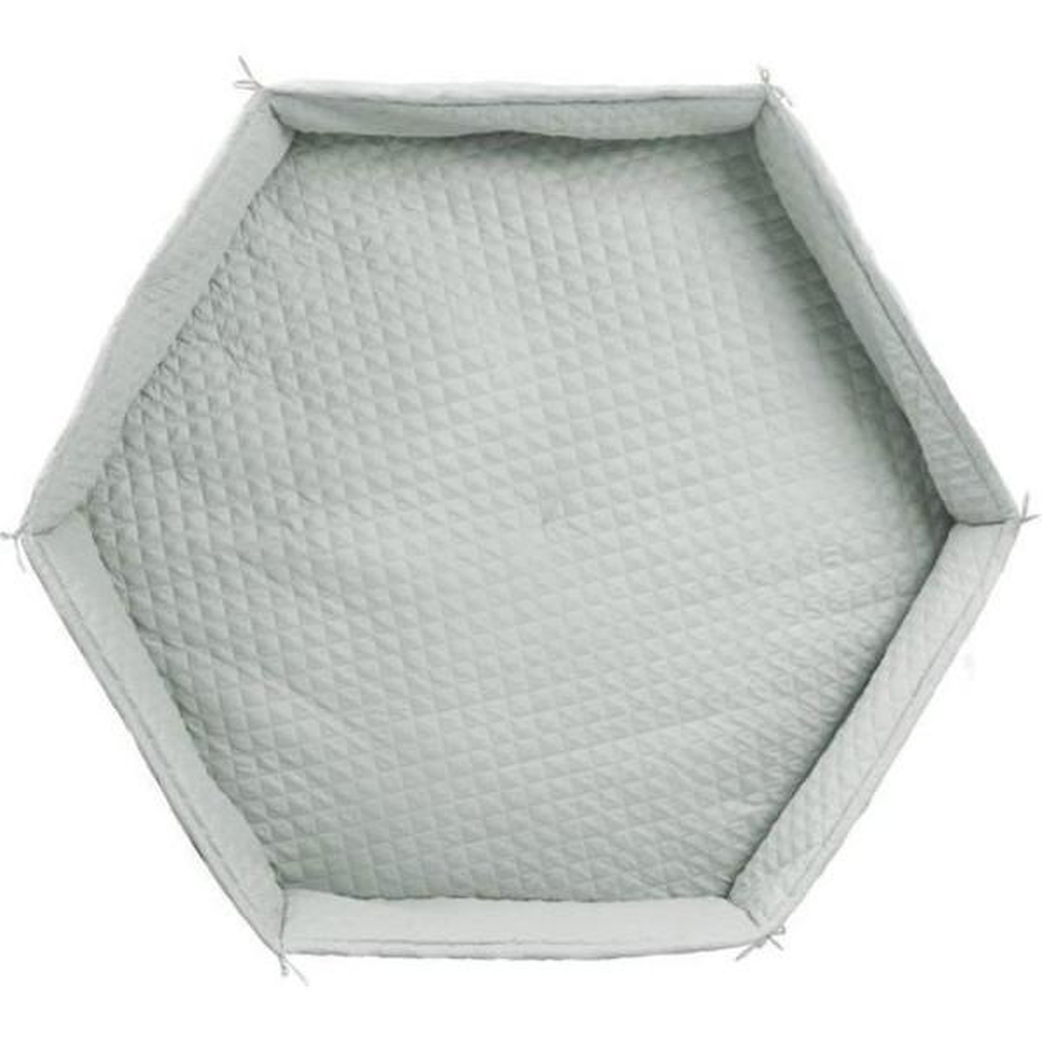 Roba Tapis de parc bébé - ROBA - Pour parc hexagonal - Rembourré - Vert givré