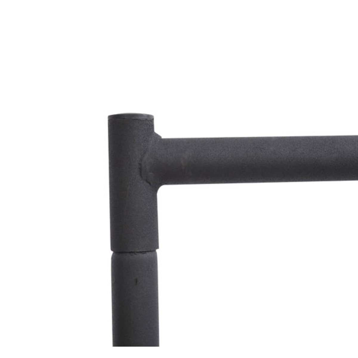 HOMCOM Portant tringle à vêtements acier charge max. 140 Kg dim. 120L x 60l x 170H cm noir