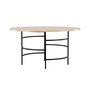 Voir la diapositive 2 : Paris Prix Table à Manger Ronde  Copenhagen  140cm Naturel