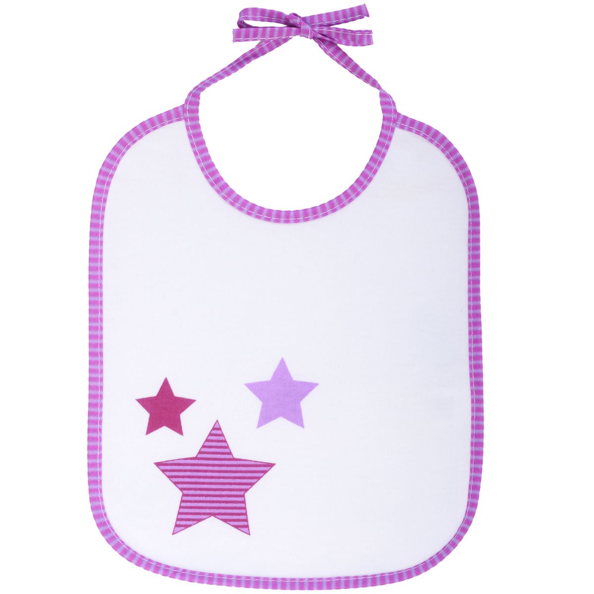 POUCE Lot de 7 bavoirs à lacet 20 x 25 cm