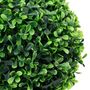 Voir la diapositive 4 : VIDAXL Plantes de buis artificiel 2 pcs avec pots Boule Vert 27 cm