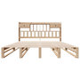 Voir la diapositive 4 : VIDAXL Lit bibliotheque sans matelas 180x200 cm bois massif de pin
