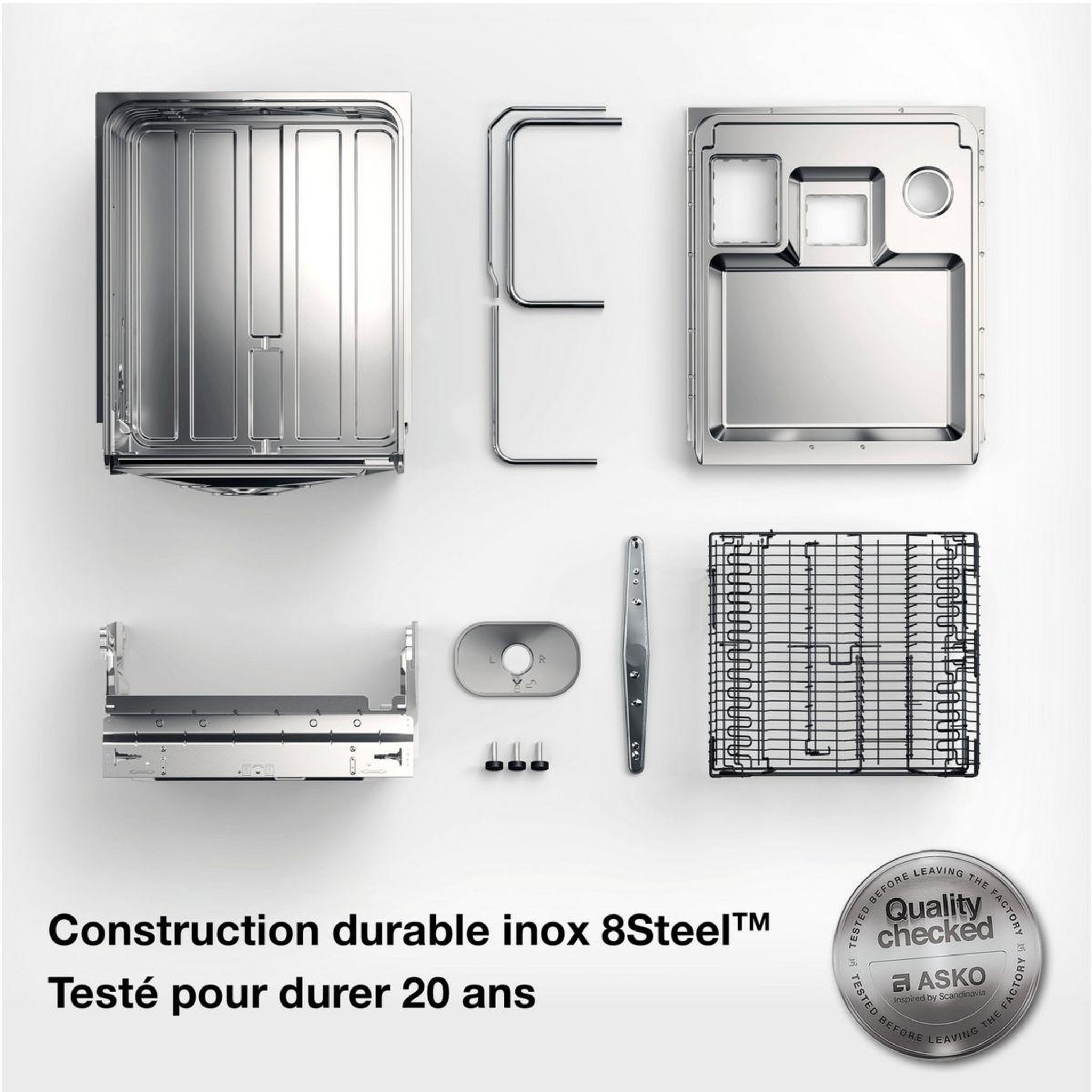 Voir la diapositive 3 : ASKO Lave vaisselle encastrable DSD545K XXL