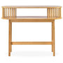 Voir la diapositive 3 : Paris Prix Console Design en Bambou  Giovanni  100cm Naturel