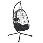 Paris Prix Fauteuil Suspendu  Zadar  109cm Noir