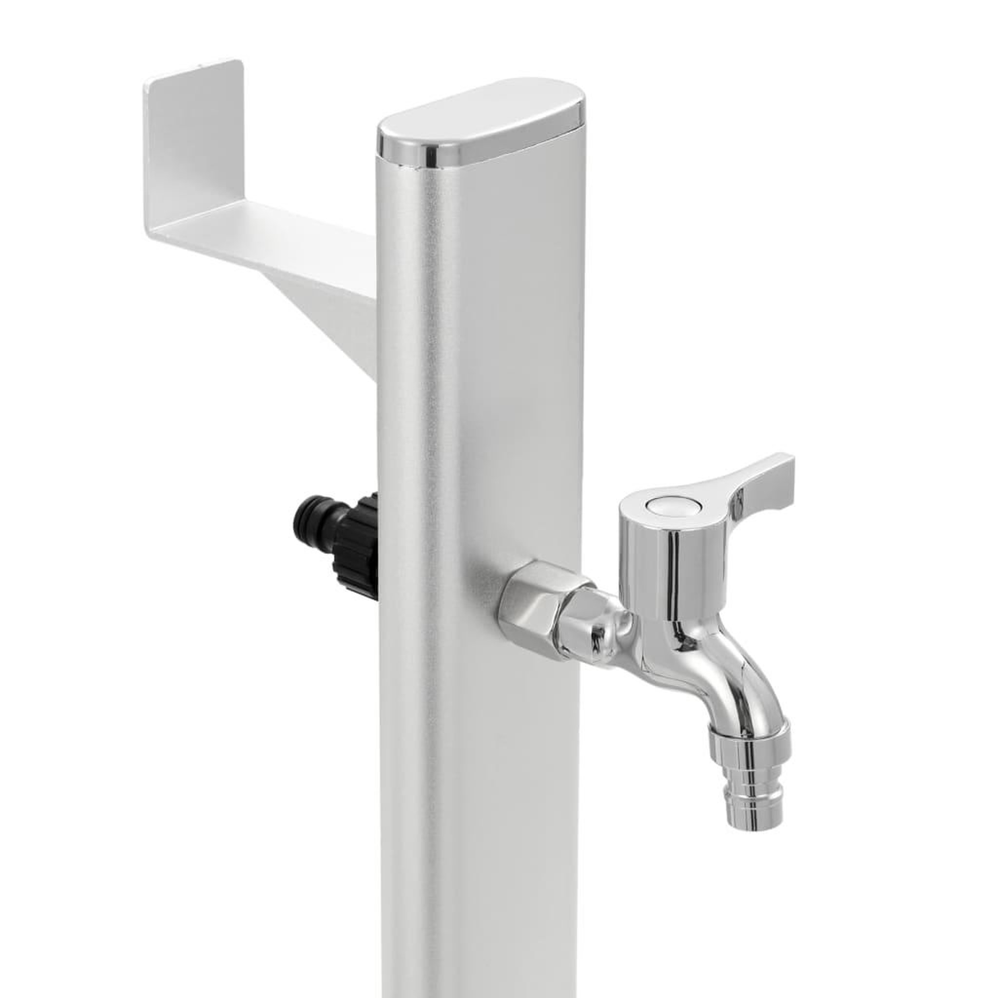 Voir la diapositive 5 : VIDAXL Colonne a eau de jardin Aluminium 95 cm
