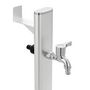 Voir la diapositive 5 : VIDAXL Colonne a eau de jardin Aluminium 95 cm