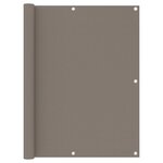 VIDAXL Ecran de balcon Taupe 120x300 cm Tissu Oxford