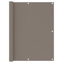 Voir la diapositive 1 : VIDAXL Ecran de balcon Taupe 120x300 cm Tissu Oxford