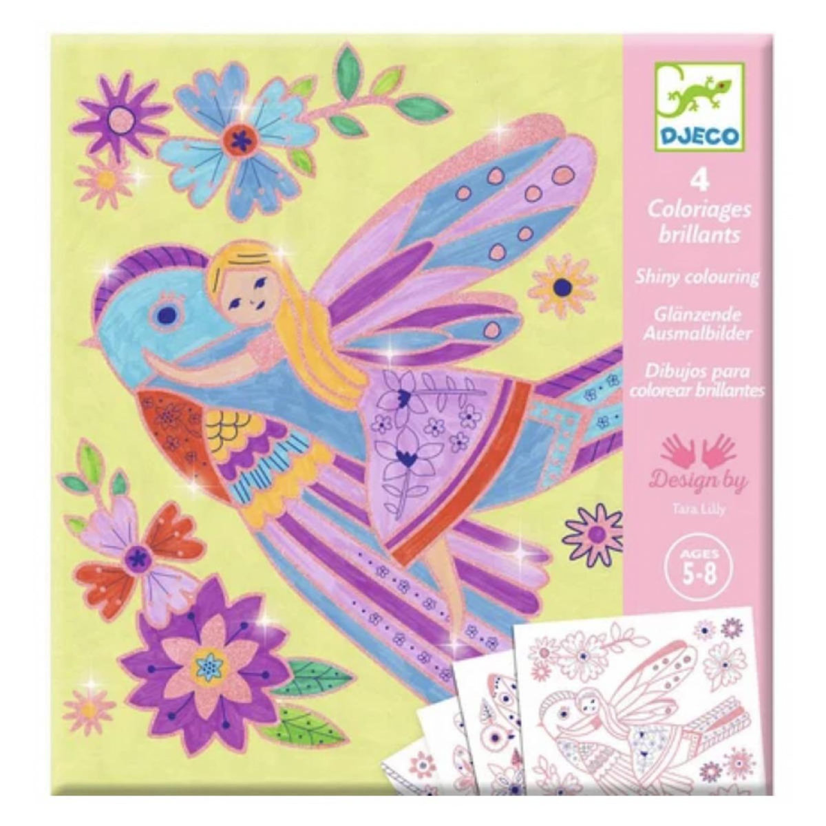 Djeco Coloriages brillants - Asst