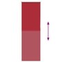 Voir la diapositive 5 : VIDAXL Store enrouleur occultant rouge largeur du tissu 35,7 cm