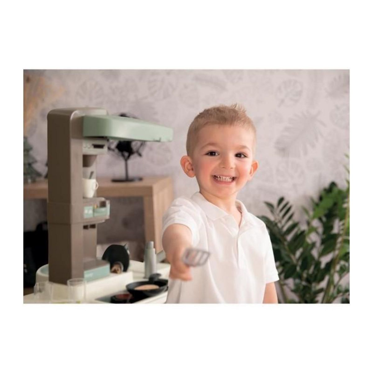 SMOBY Tefal cuisine studio xl bubble avec fonction magic bubble - 34 accessoires- des 3 ans