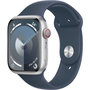 Voir la diapositive 1 : APPLE Montre connectée Serie 9 Cellular 45mm Aluminium/Argent S/M