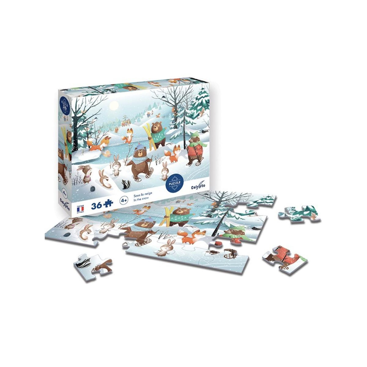 Sentosphere Puzzle 36 pieces - Sous la Neige - Calypto -