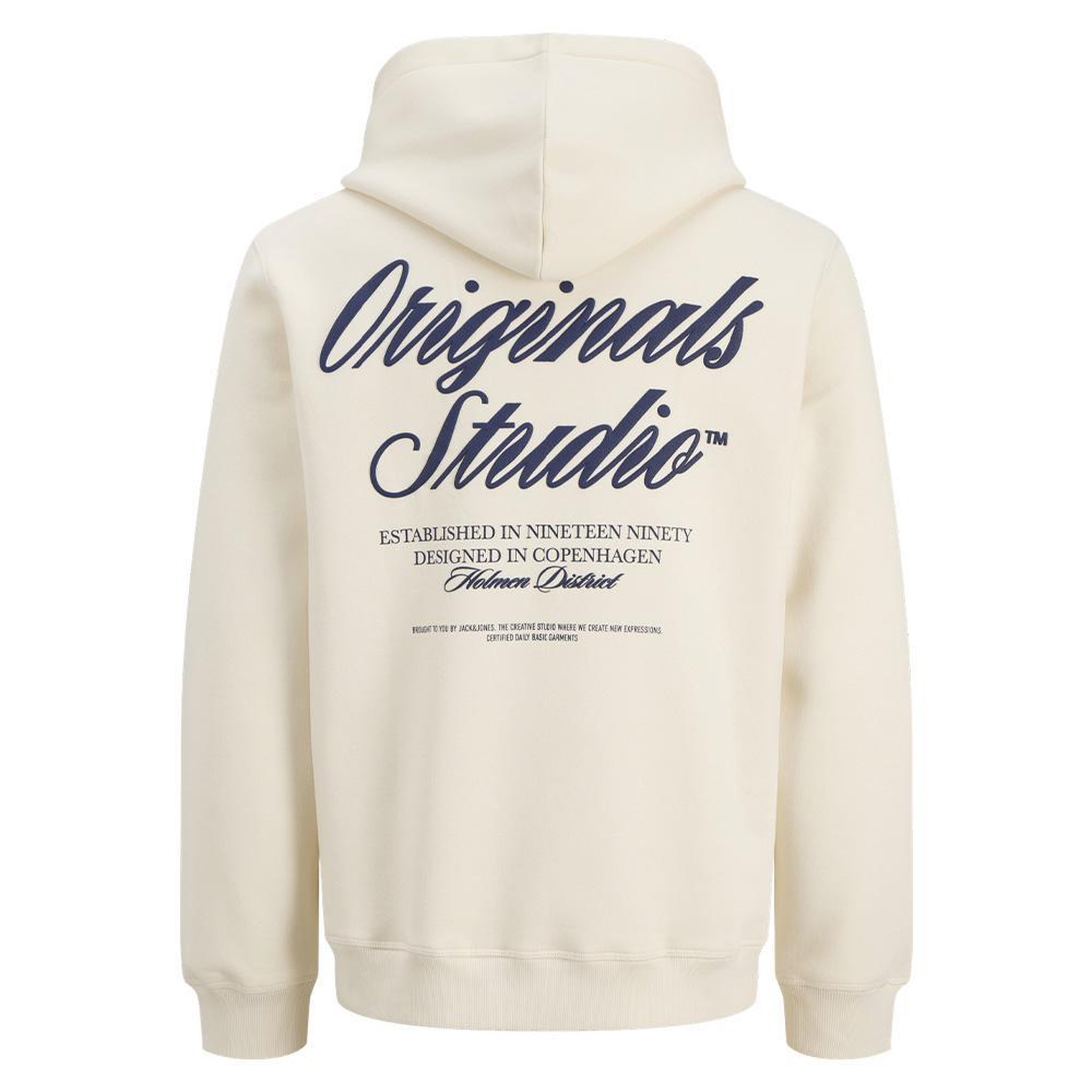 Voir la diapositive 2 : Jack & Jones Sweat à Capuche Beige Homme Jack & Jones Typo