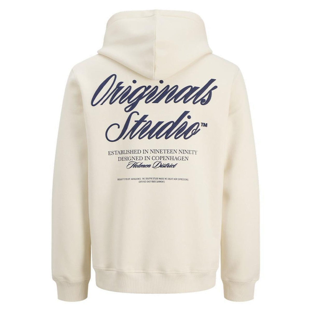 Jack & Jones Sweat à Capuche Beige Homme Jack & Jones Typo