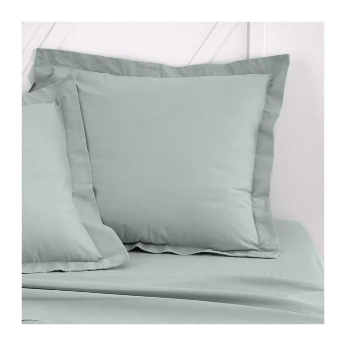 Today Taie d'oreiller TODAY Essential - 63 x 63+5 cm - 100% Coton uni - Celadon