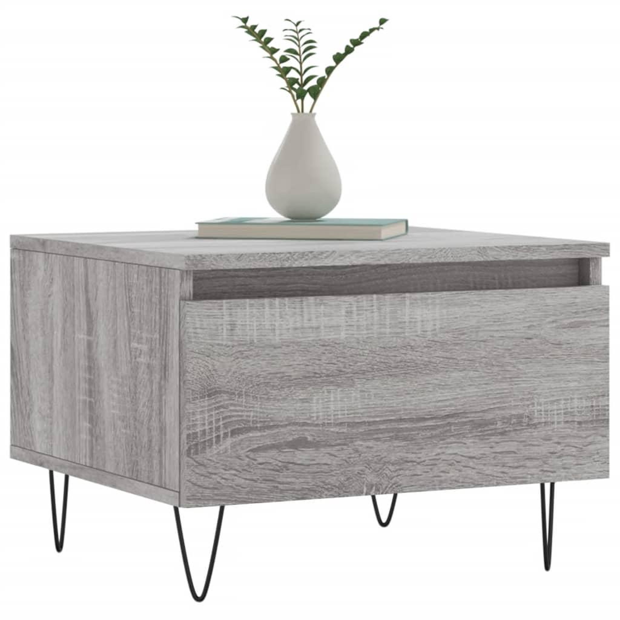 Voir la diapositive 3 : VIDAXL Tables basses 2 pcs sonoma gris 50x46x35 cm bois d'ingenierie