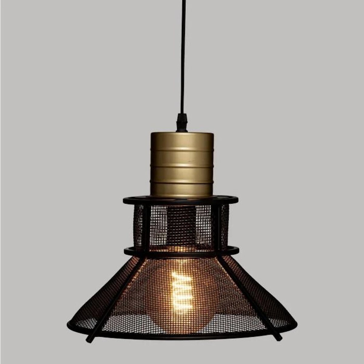 ATMOSPHERA Lampe Suspension Design  Rodo  35cm Noir