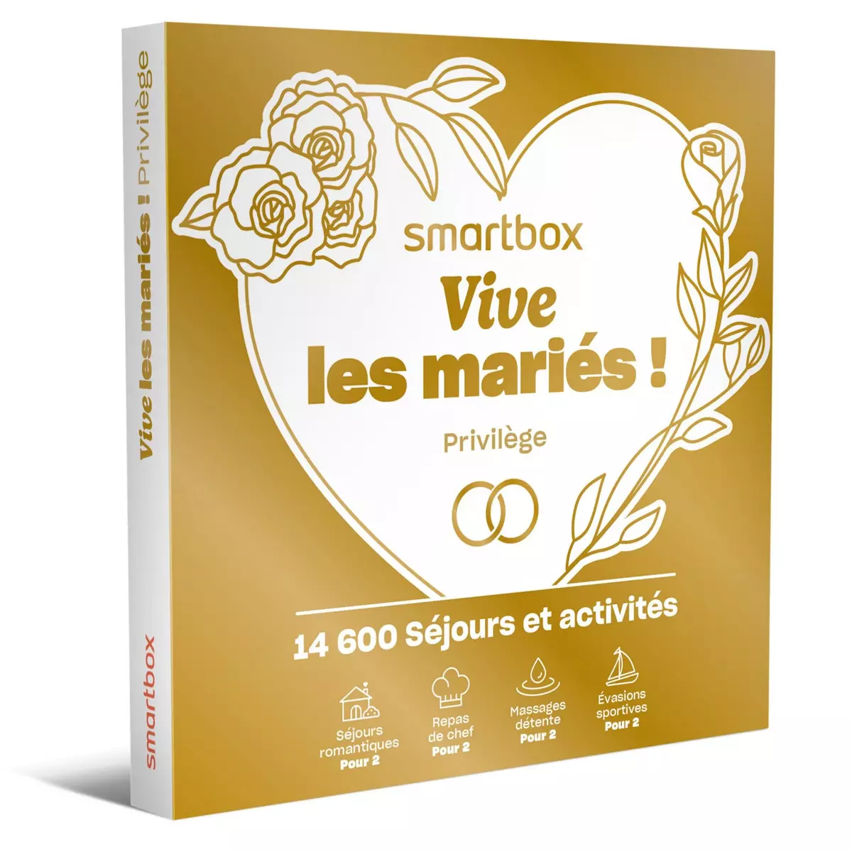 Smartbox Vive les mariés ! Privilège - Coffret Cadeau Multi-thèmes