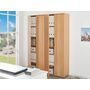 Voir la diapositive 8 : Armoire de rangement multifonctions 2 portes L70cm VISCONTI