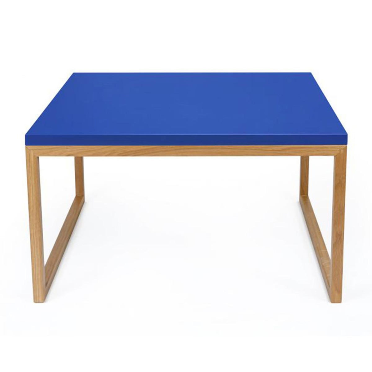 Paris Prix Table Basse Design en Bois  Cubis  60cm Bleu
