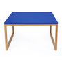 Voir la diapositive 1 : Paris Prix Table Basse Design en Bois  Cubis  60cm Bleu