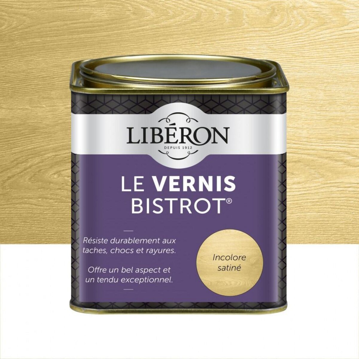 Liberon Vernis meuble et objet Bistrot® LIBERON, incolore satiné, 0.5l