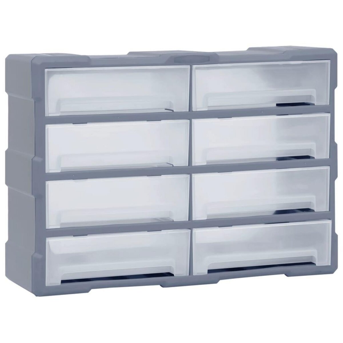 VIDAXL Organisateur multi-tiroirs avec 8 grands tiroirs 52x16x37 cm