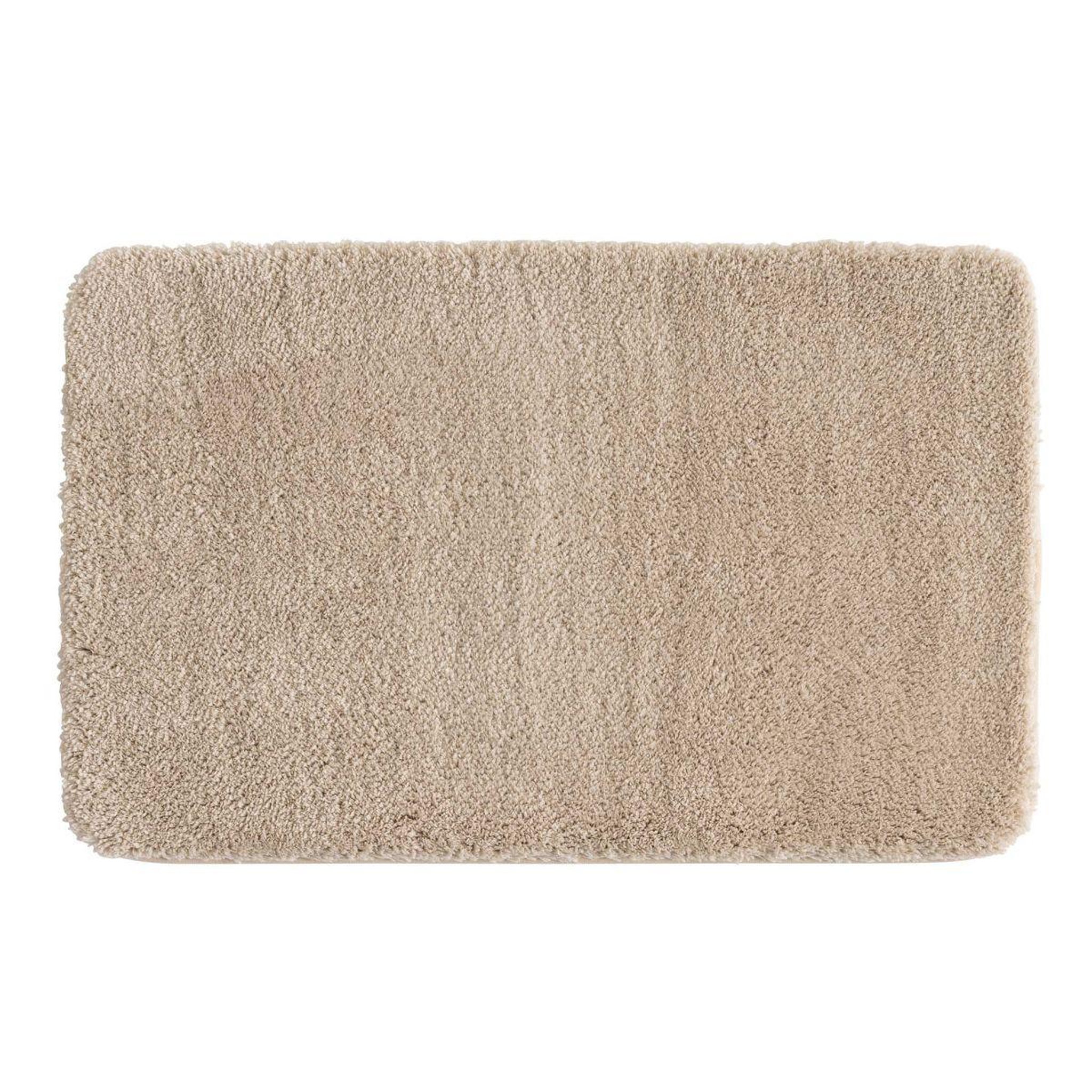 Douceur d'Intérieur Tapis de bain en microfibre  mael  50x80cm sable