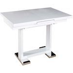 Habitat et Jardin Table repas extensible  Toda  - 140/180 x 90 x 77 cm - Blanc