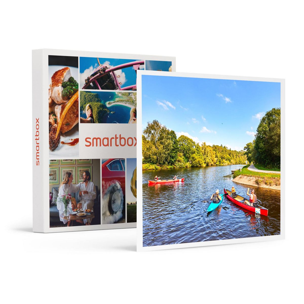 Smartbox 1 journée en canoë ou en kayak pour 2 près de Lorient - Coffret Cadeau Sport & Aventure