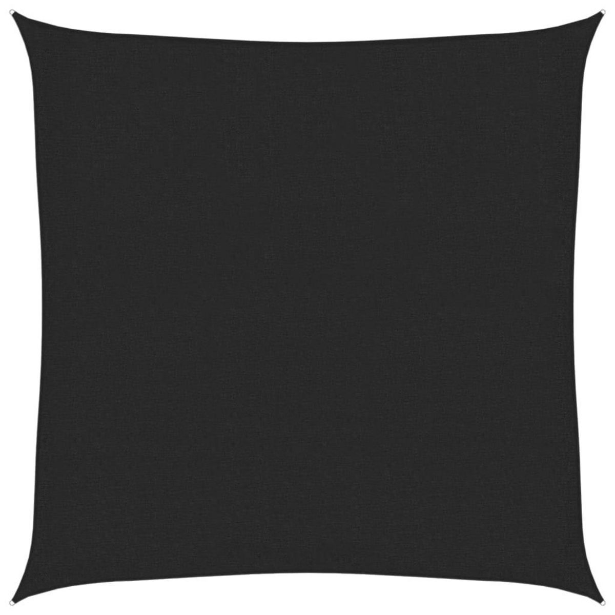 VIDAXL Voile d'ombrage 160 g/m^2 Noir 3,6x3,6 m PEHD