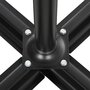 Voir la diapositive 5 : OUTSUNNY Parasol déporté grande taille dim. Ø2,95 x 2,6H m manivelle pied en croix 8 baleines gris