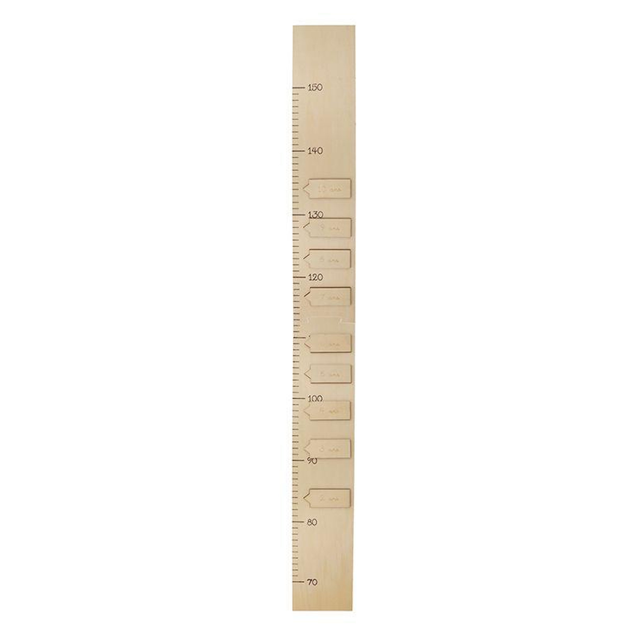 Voir la diapositive 2 : Artemio Toise en bois - 48,5 x 10 x 1 cm