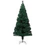 Voir la diapositive 4 : VIDAXL Sapin de Noël artificiel avec support vert 210 cm fibre optique
