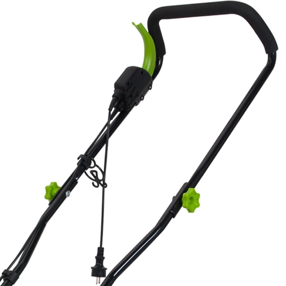 VITO Tondeuse électrique 1400W Moteur induction Coupe 34 cm - Hauteur de coupe 25-60 mm - Bac 35L VITO