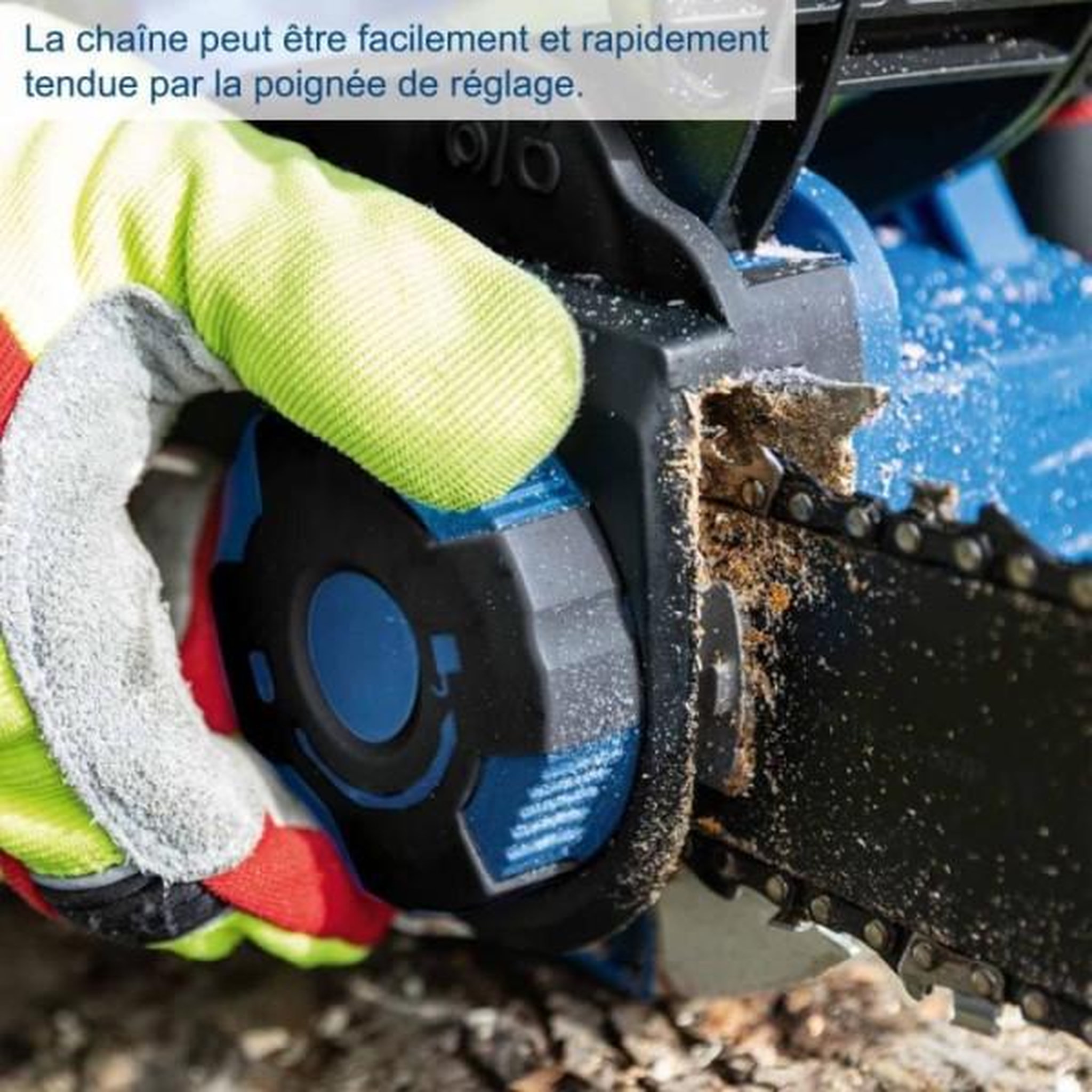 Voir la diapositive 4 : SCHEPPACH Pack tronçonneuse sans fil bc-cs355duo-x - longueur de coupe 33,5cm - scheppach 20v ixes +2 batteries 4ah + chargeur double 4.5