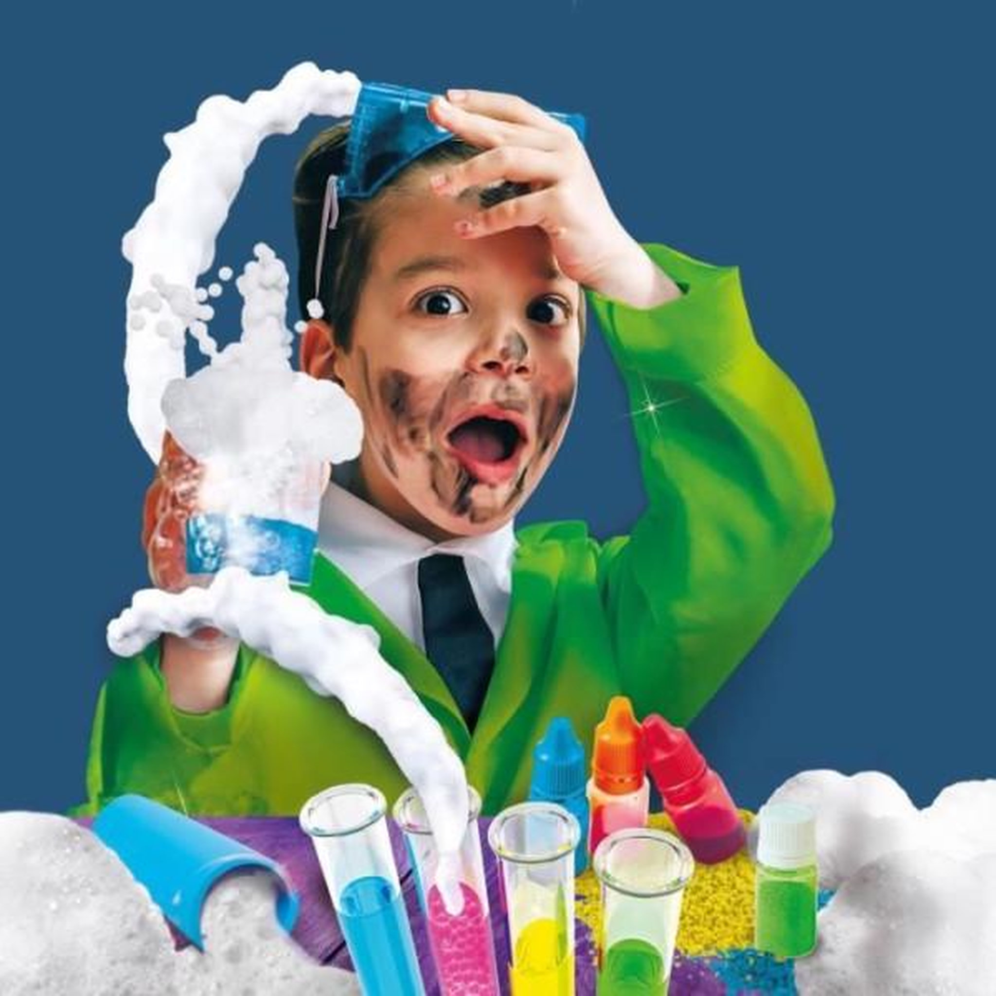Voir la diapositive 3 : LISCIANI GIOCHI Laboratoire scientifique - LISCIANI - I'm a Genius - Science des mousses - Pistolet a mousse - 15 expériences ludiques
