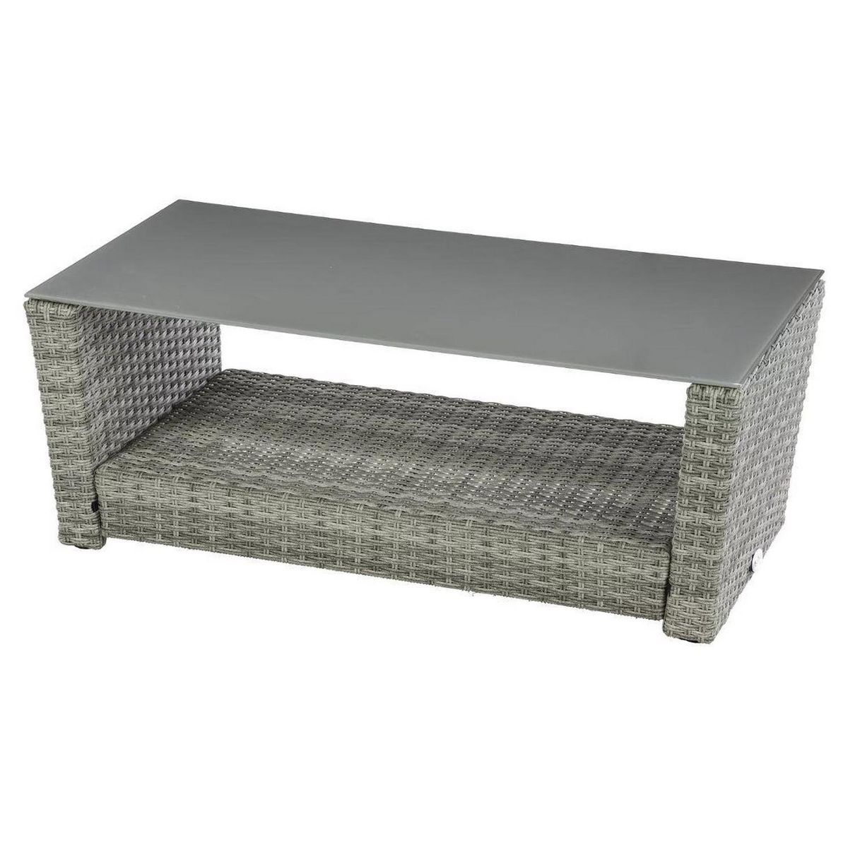 HESPERIDE Salon de jardin en résine tressé Polynesia