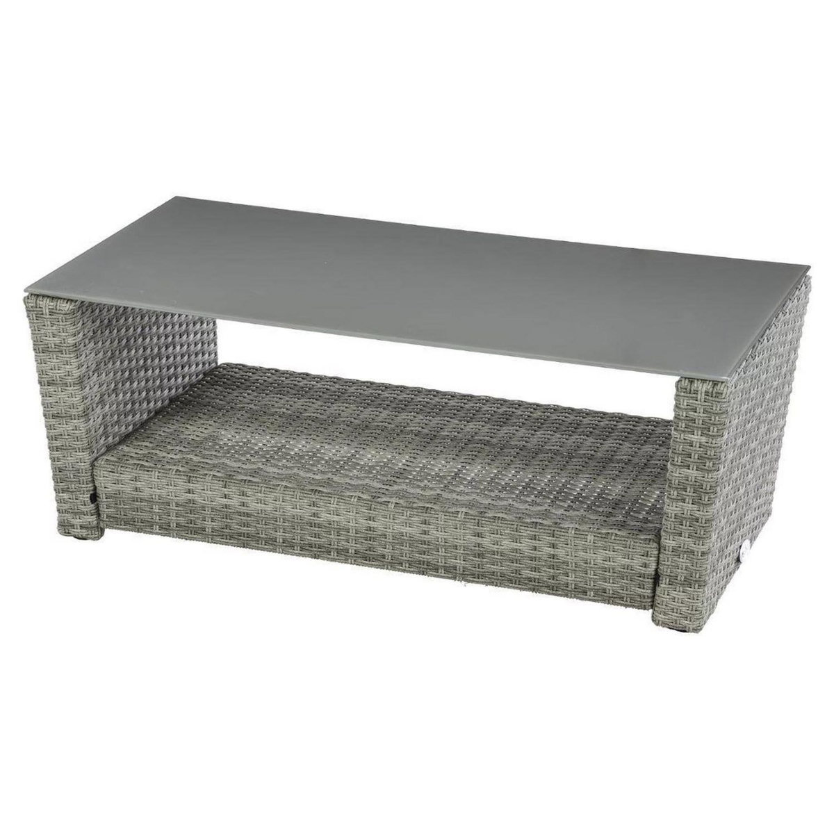 HESPERIDE Salon de jardin en résine tressé Polynesia