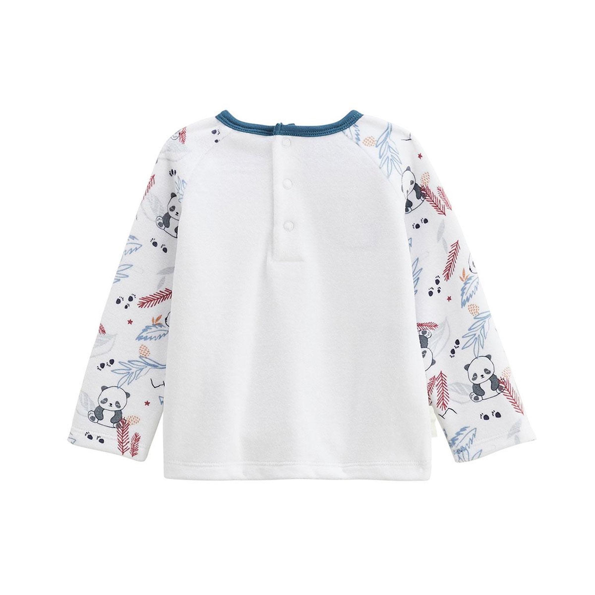 Voir la diapositive 4 : Petit Béguin Pyjama enfant 2 pièces en velours avec pieds retroussables Tao
