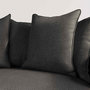 Voir la diapositive 5 : LISA DESIGN Madison - canapé d'angle réversible 4 places en tissu texturé
