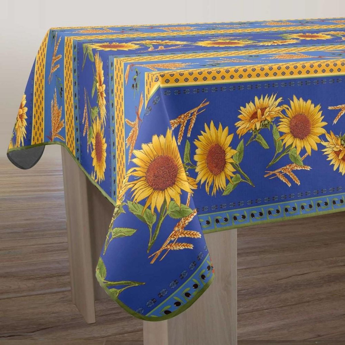 Kaliss Nappe rectangulaire 150x240 cm Tournesol bleu