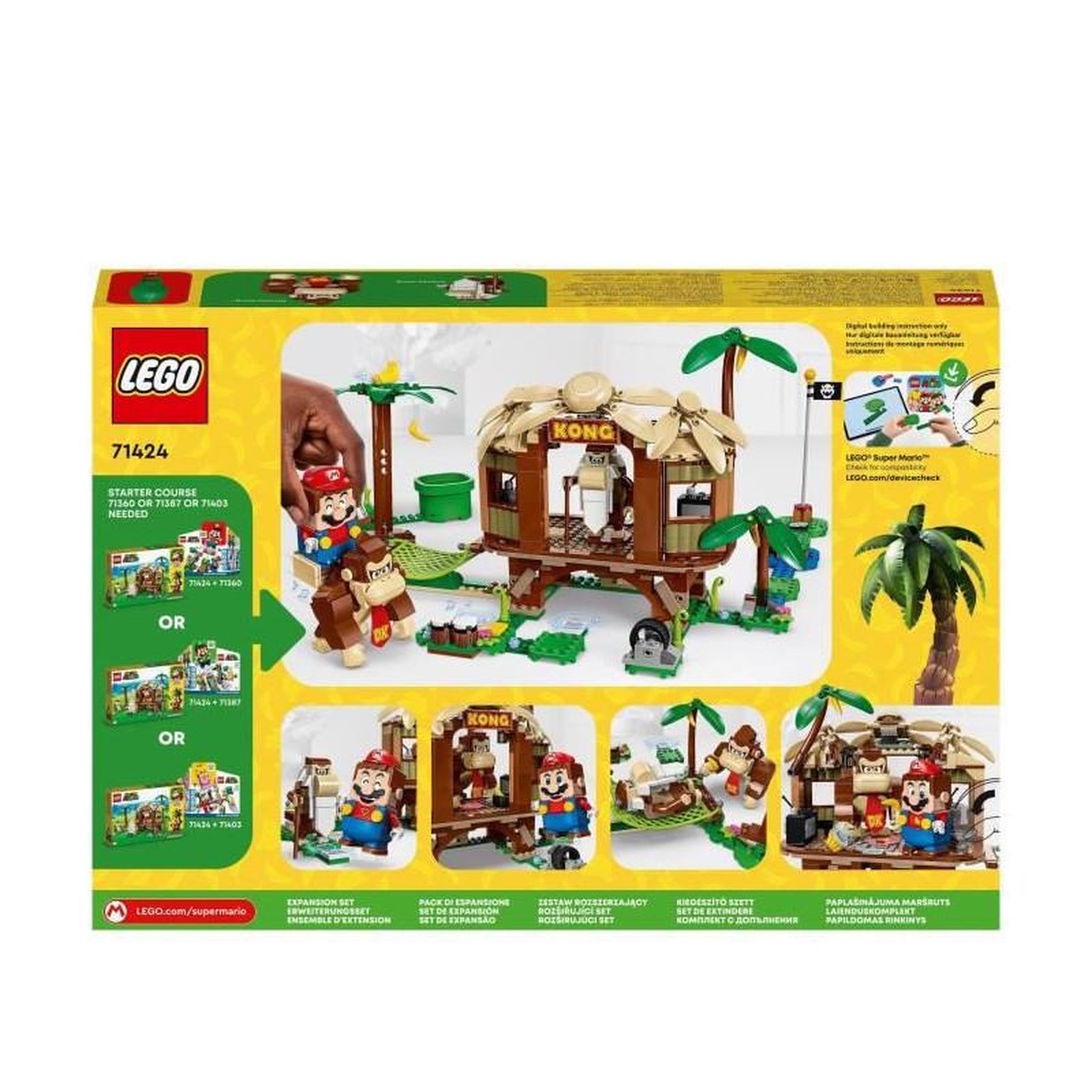Voir la diapositive 6 : LEGO 71424 Ensemble d extension la cabane de Donkey Kong Super Mario™