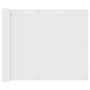 Voir la diapositive 1 : VIDAXL Ecran de balcon Blanc 75x500 cm Tissu Oxford