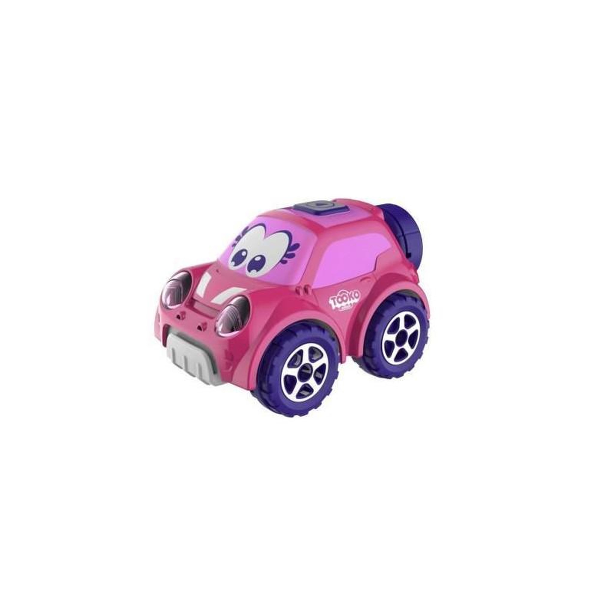 TOOKO Voiture télécommandée - TOOKO - FOLLOW ME - Rose - Des 2 ans - Effets sonores et lumineux